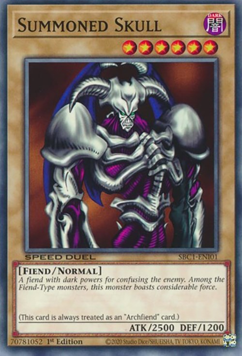 Summoned Skull [SBC1-ENI01] Common | North Game Den