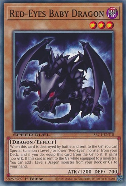 Red-Eyes Baby Dragon [SBC1-ENI10] Common | North Game Den