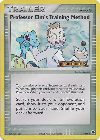Professor Elm's Training Method (79/101) (Stamped) [EX: Dragon Frontiers] | North Game Den
