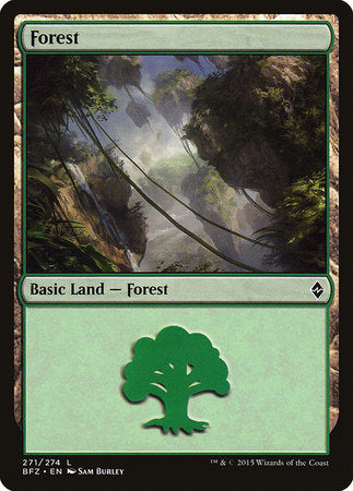 Forest (271) [Battle for Zendikar] | North Game Den