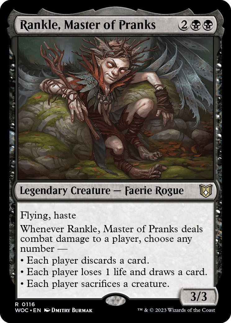 Rankle, Master of Pranks [Wilds of Eldraine Commander] | North Game Den