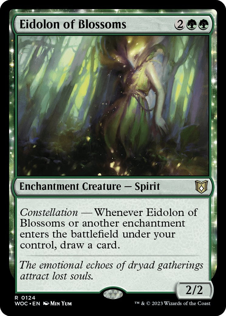 Eidolon of Blossoms [Wilds of Eldraine Commander] | North Game Den