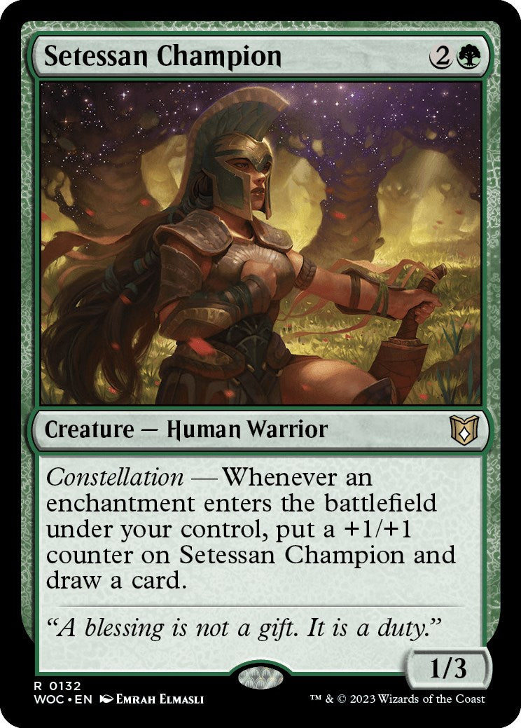 Setessan Champion [Wilds of Eldraine Commander] | North Game Den