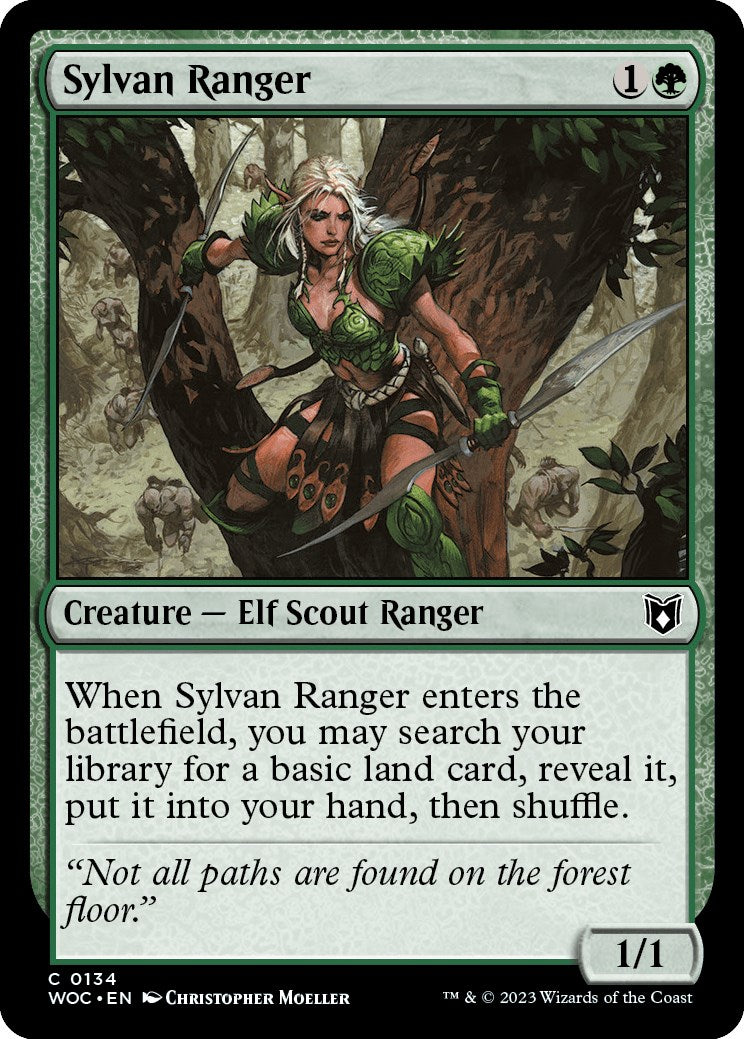 Sylvan Ranger [Wilds of Eldraine Commander] | North Game Den