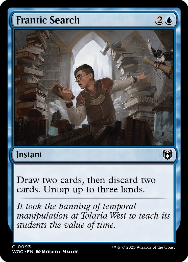 Frantic Search [Wilds of Eldraine Commander] | North Game Den