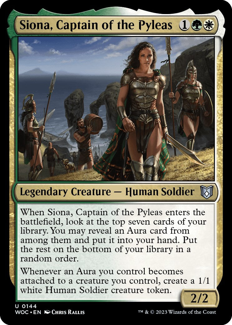 Siona, Captain of the Pyleas [Wilds of Eldraine Commander] | North Game Den