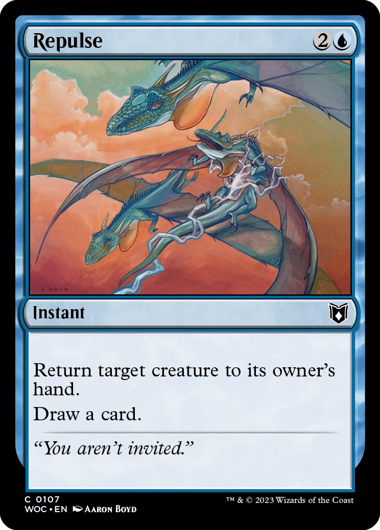 Repulse [Wilds of Eldraine Commander] | North Game Den