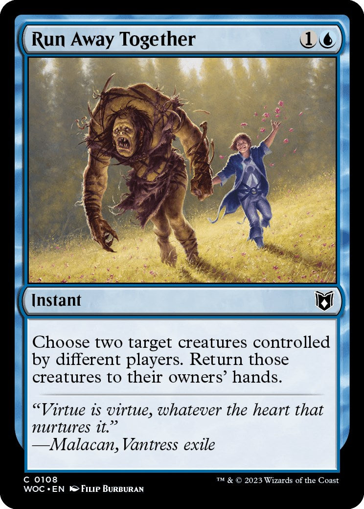 Run Away Together [Wilds of Eldraine Commander] | North Game Den