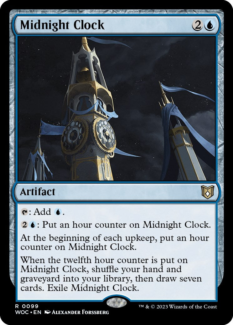 Midnight Clock [Wilds of Eldraine Commander] | North Game Den