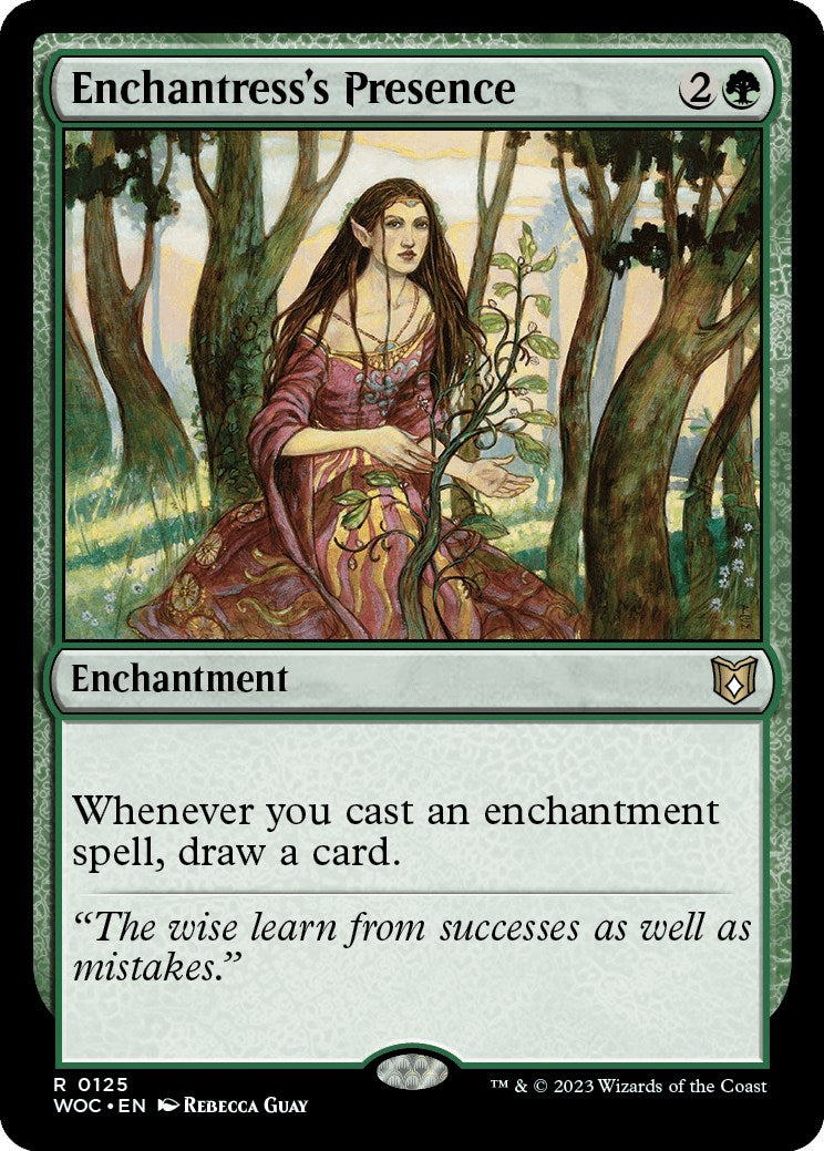 Enchantress's Presence [Wilds of Eldraine Commander] | North Game Den