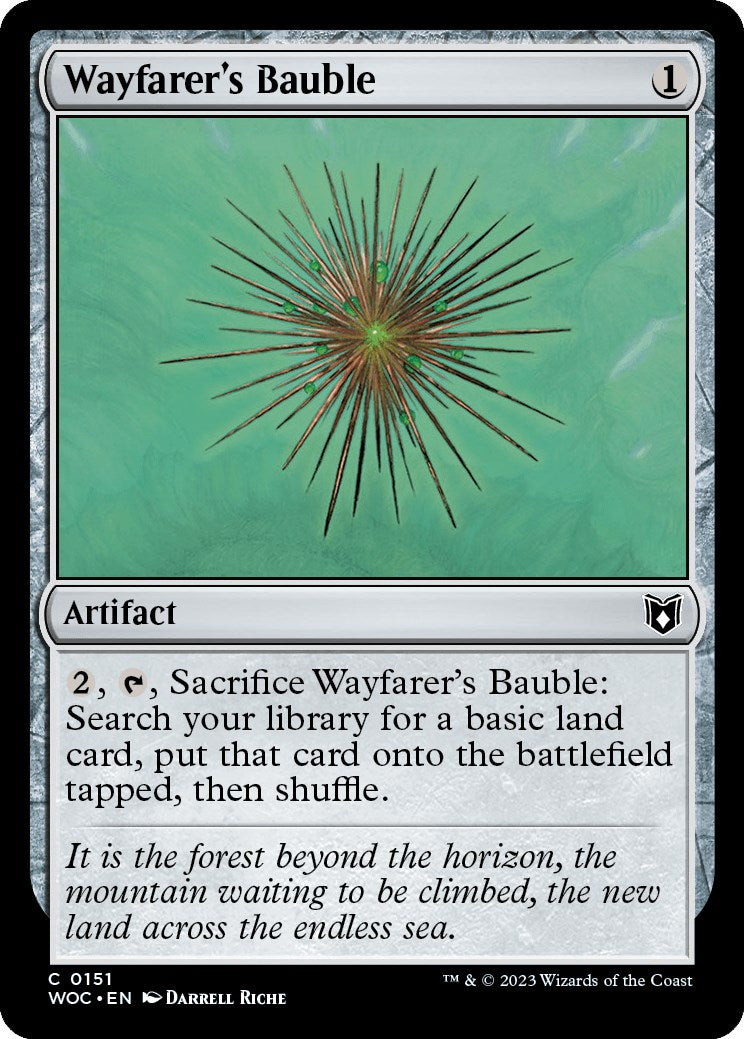 Wayfarer's Bauble [Wilds of Eldraine Commander] | North Game Den