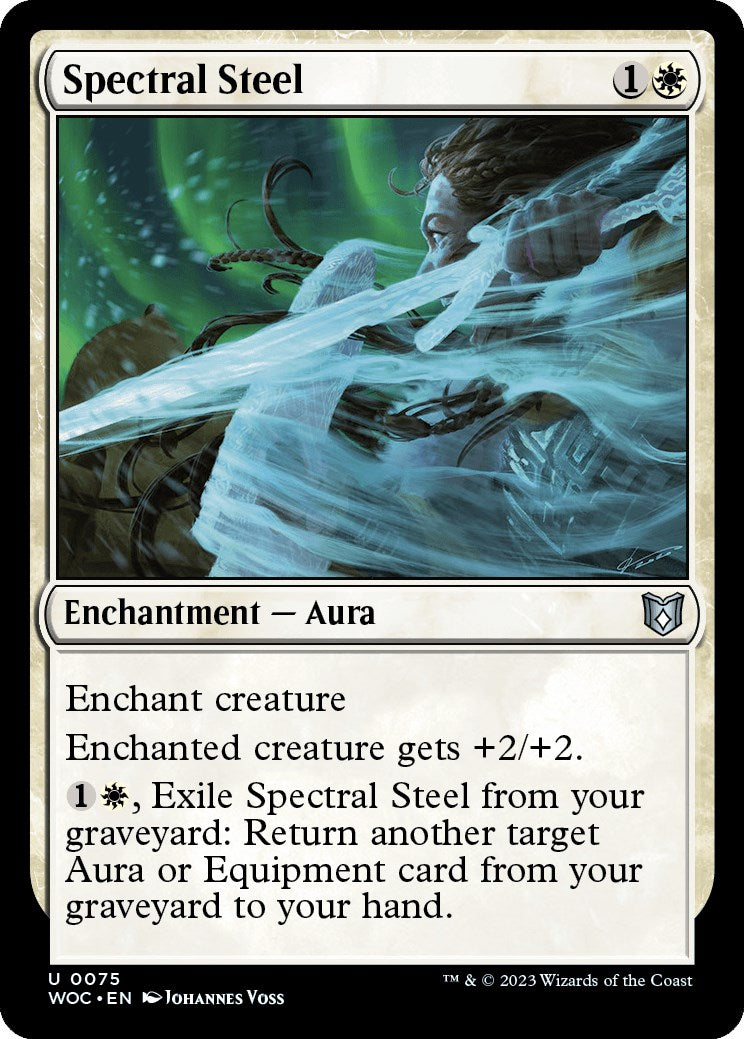 Spectral Steel [Wilds of Eldraine Commander] | North Game Den