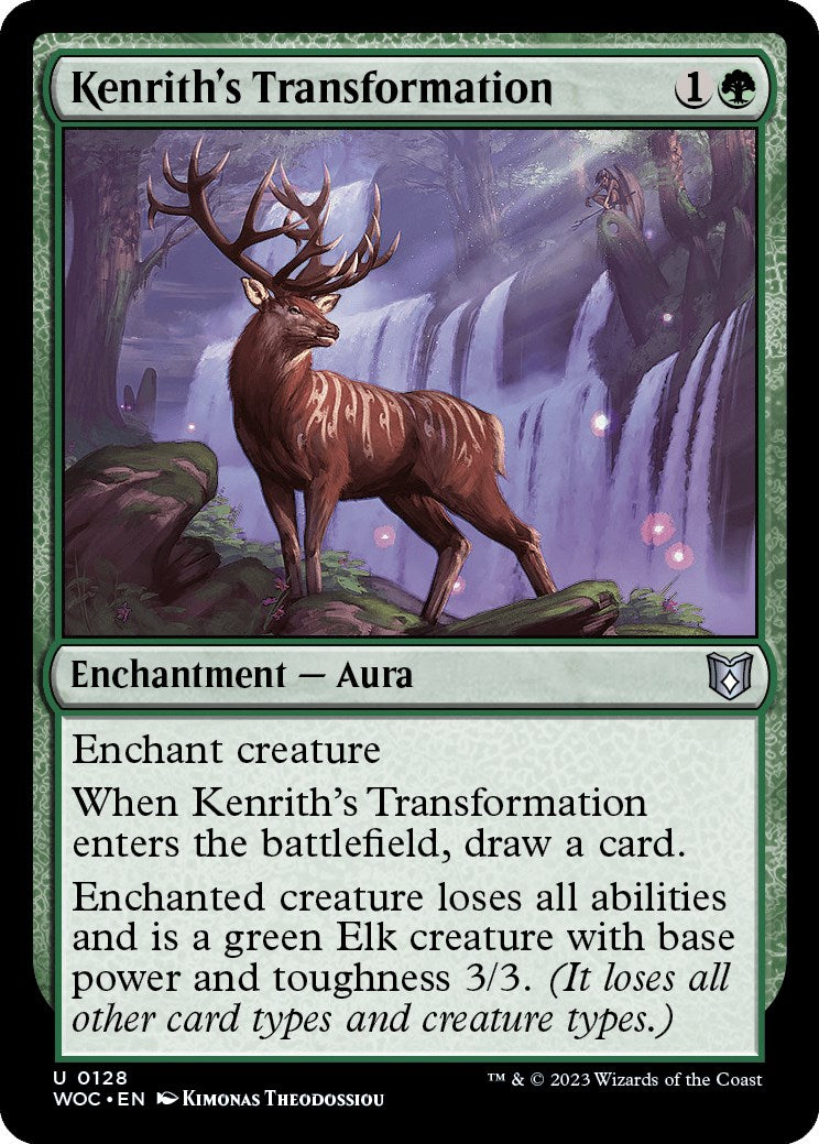 Kenrith's Transformation [Wilds of Eldraine Commander] | North Game Den