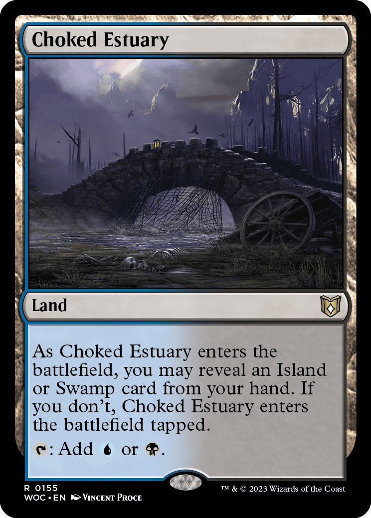 Choked Estuary [Wilds of Eldraine Commander] | North Game Den