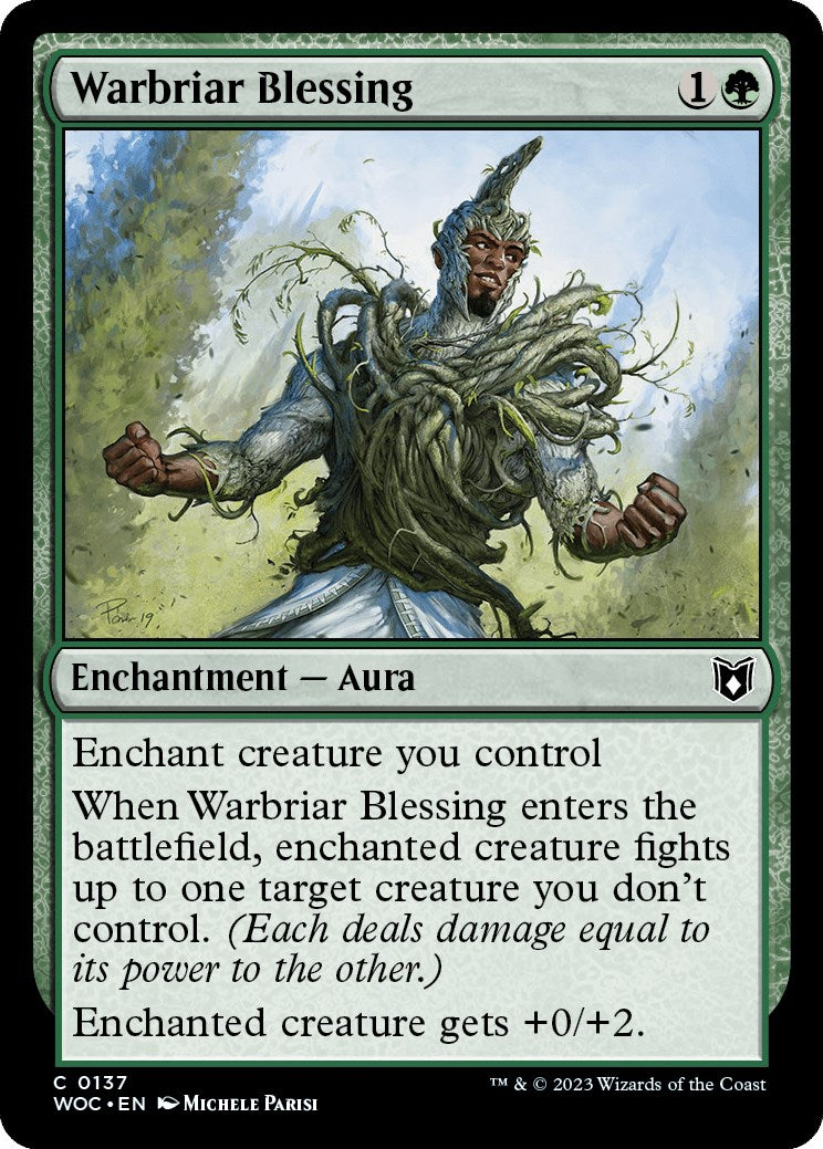 Warbriar Blessing [Wilds of Eldraine Commander] | North Game Den