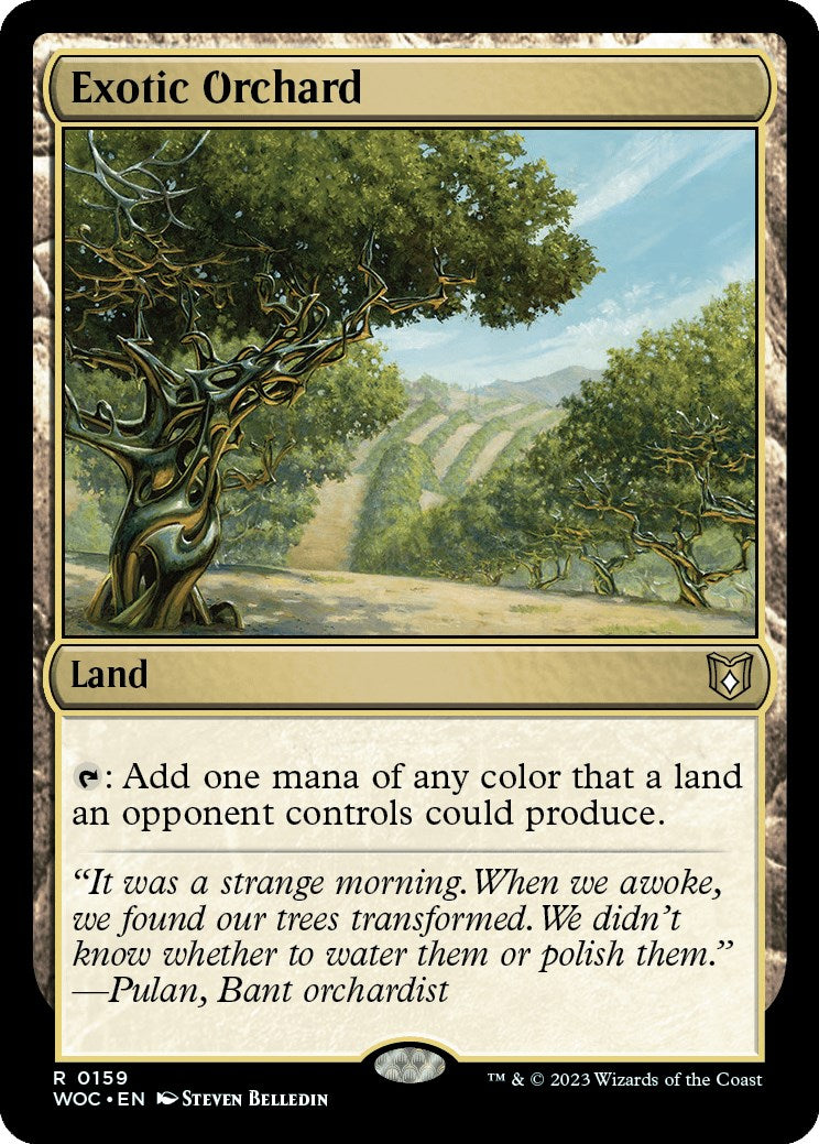 Exotic Orchard [Wilds of Eldraine Commander] | North Game Den