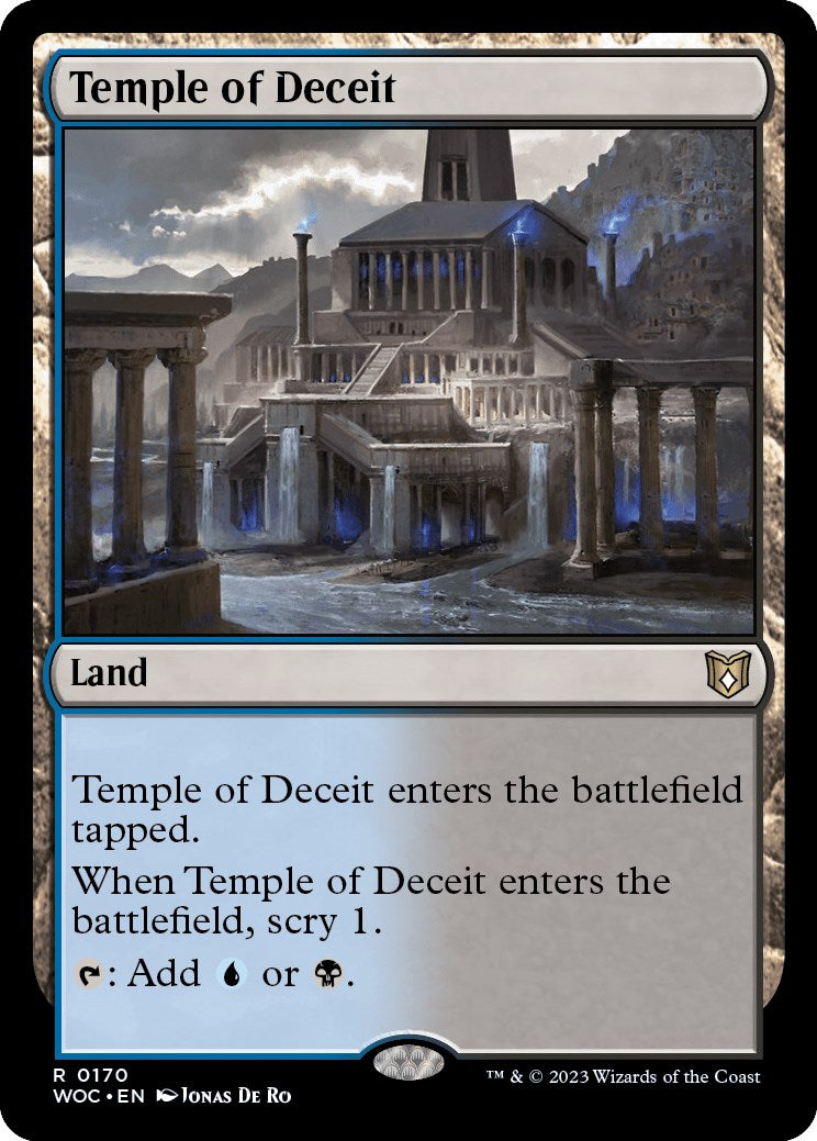 Temple of Deceit [Wilds of Eldraine Commander] | North Game Den