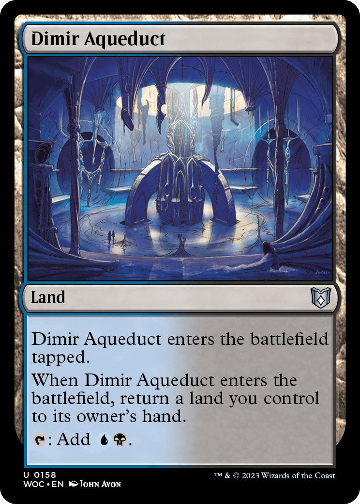 Dimir Aqueduct [Wilds of Eldraine Commander] | North Game Den