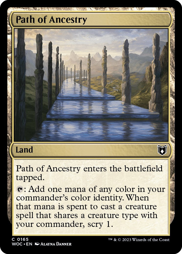 Path of Ancestry [Wilds of Eldraine Commander] | North Game Den