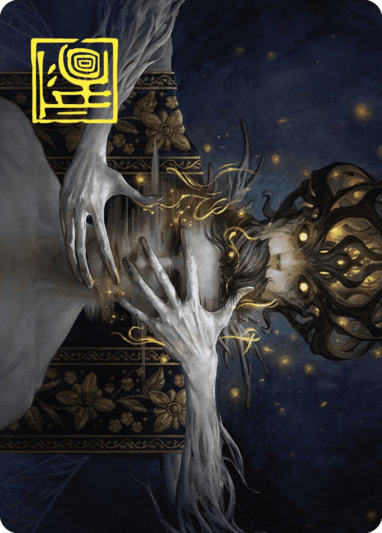 Ego Drain Art Card (Gold-Stamped Signature) [Wilds of Eldraine Art Series] | North Game Den