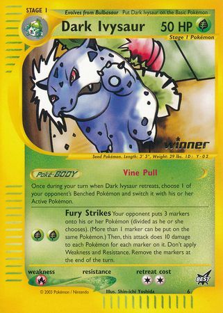 Dark Ivysaur (6) (Winner) [Best of Promos] | North Game Den