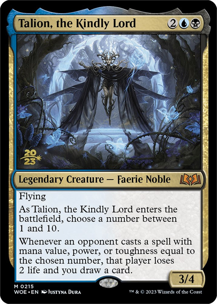 Talion, the Kindly Lord [Wilds of Eldraine Prerelease Promos] | North Game Den