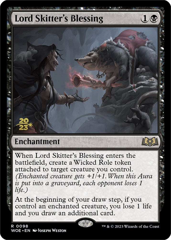 Lord Skitter's Blessing [Wilds of Eldraine Prerelease Promos] | North Game Den