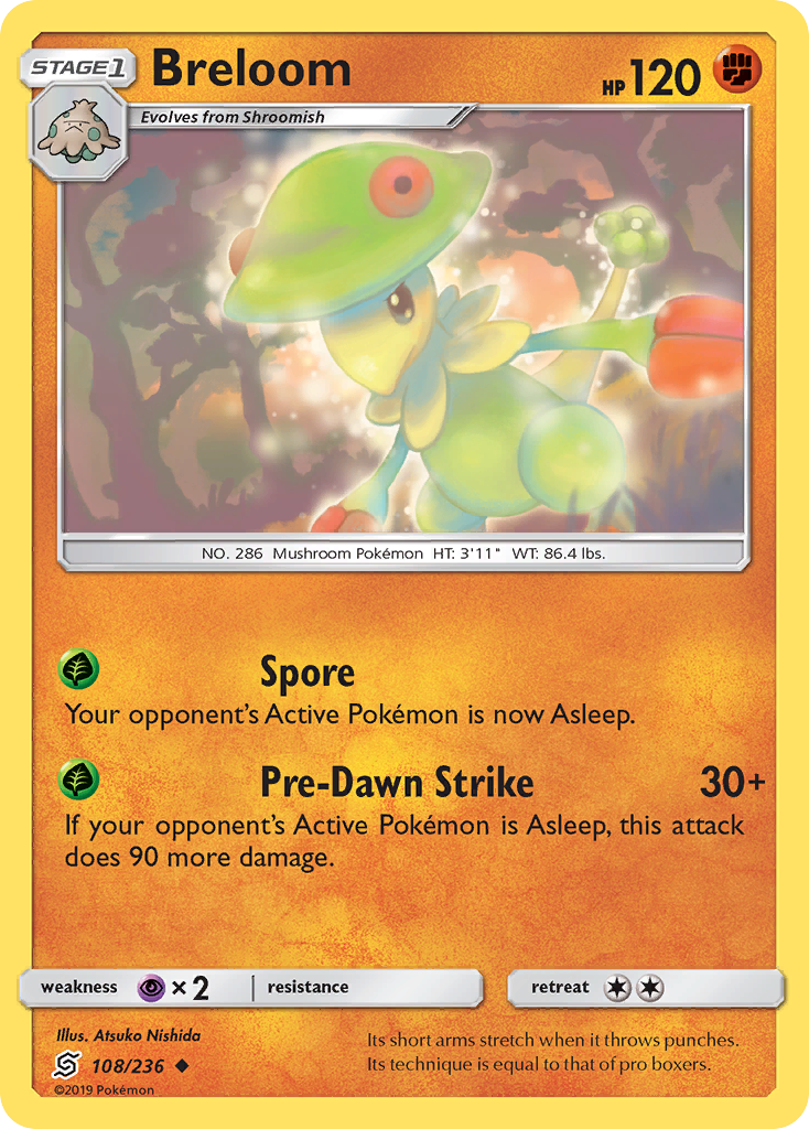Breloom (108/236) [Sun & Moon: Unified Minds] | North Game Den