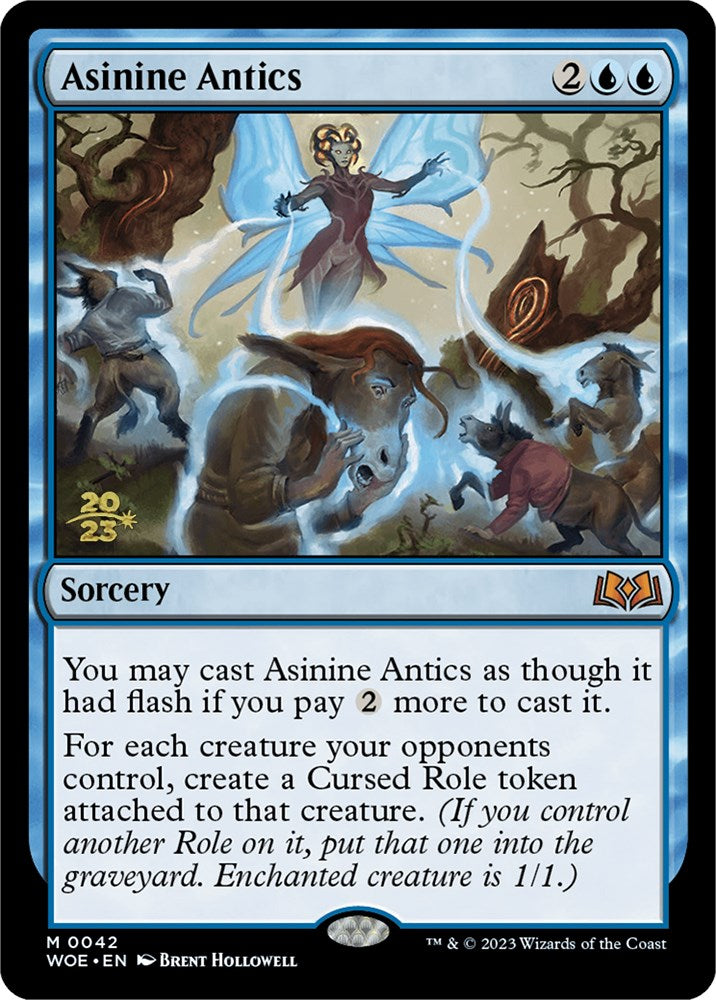 Asinine Antics [Wilds of Eldraine Prerelease Promos] | North Game Den