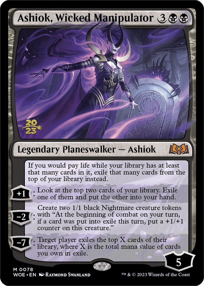 Ashiok, Wicked Manipulator [Wilds of Eldraine Prerelease Promos] | North Game Den