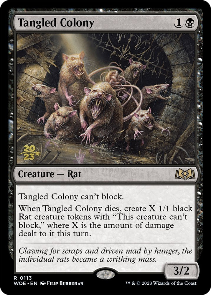 Tangled Colony [Wilds of Eldraine Prerelease Promos] | North Game Den
