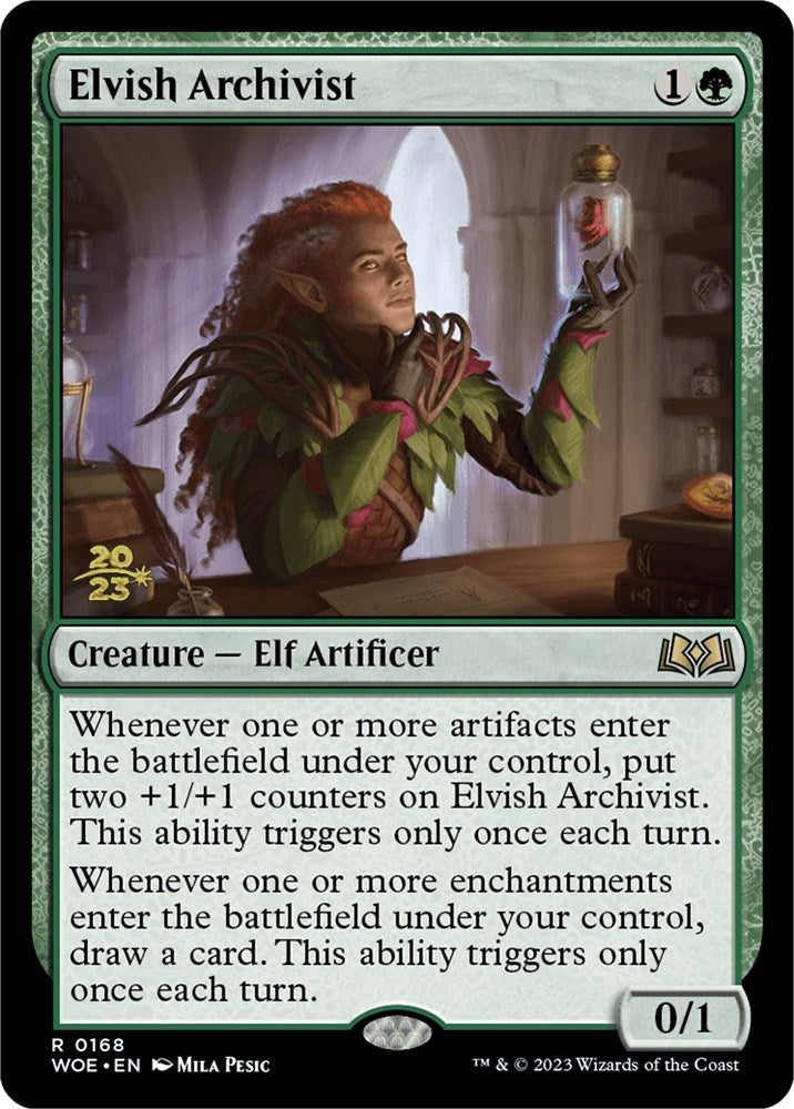 Elvish Archivist [Wilds of Eldraine Prerelease Promos] | North Game Den