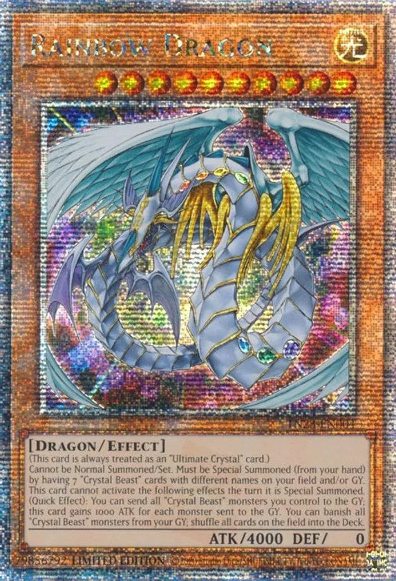 Rainbow Dragon [TN23-EN004] Quarter Century Secret Rare | North Game Den