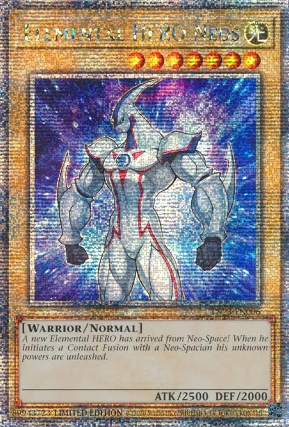 Elemental HERO Neos [TN23-EN006] Quarter Century Secret Rare | North Game Den