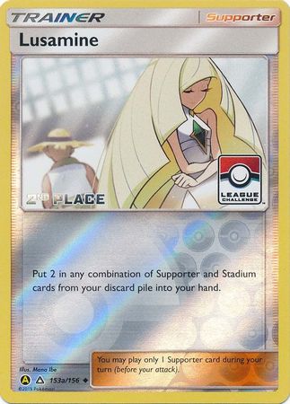 Lusamine (153a/156) (League Challenge Alt Art 2nd Place) [Sun & Moon: Ultra Prism] | North Game Den