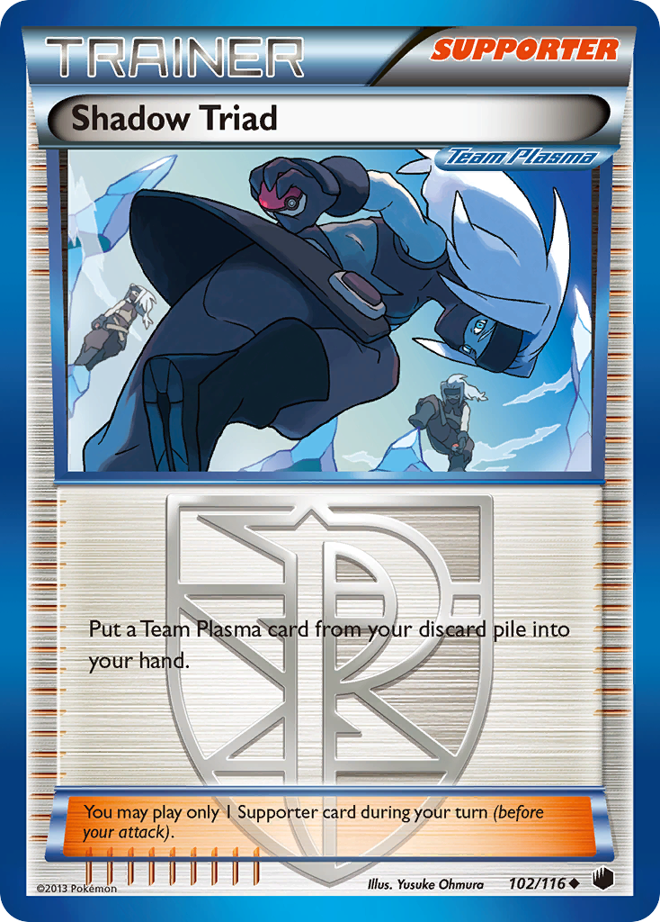 Shadow Triad (102/116) [Black & White: Plasma Freeze] | North Game Den