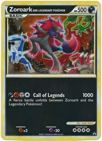 Zoroark and Legendary Pokemon (Jumbo Card) [Miscellaneous Cards] | North Game Den