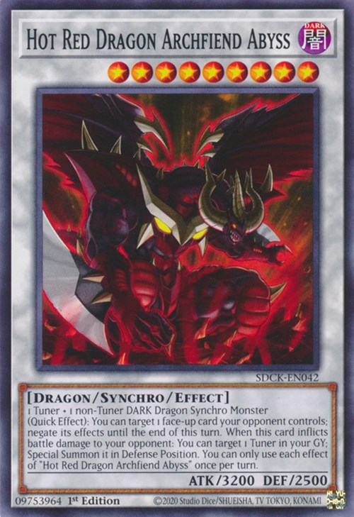 Hot Red Dragon Archfiend Abyss [SDCK-EN042] Common | North Game Den