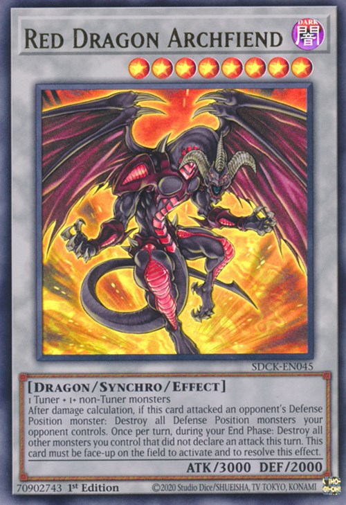 Red Dragon Archfiend [SDCK-EN045] Ultra Rare | North Game Den