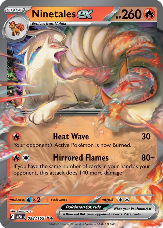 Ninetales ex (038/165) [Scarlet & Violet: 151] | North Game Den