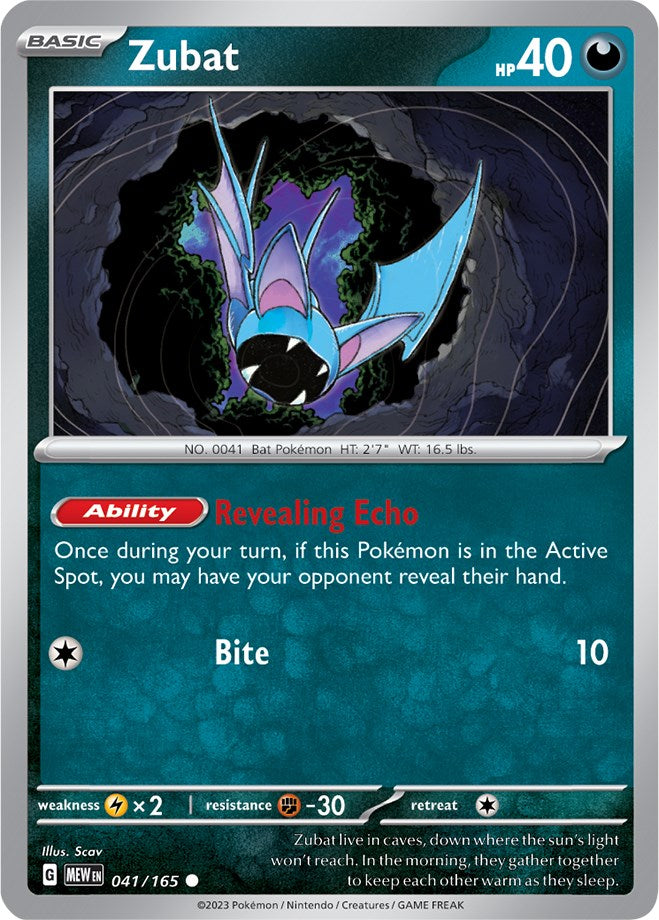 Zubat (041/165) [Scarlet & Violet: 151] | North Game Den