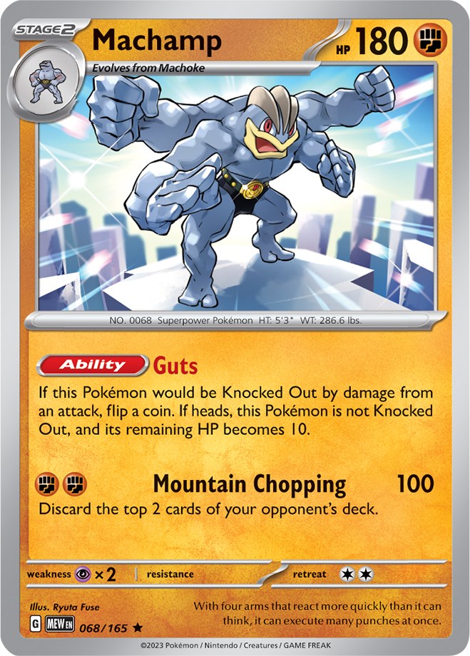 Machamp (068/165) [Scarlet & Violet: 151] | North Game Den