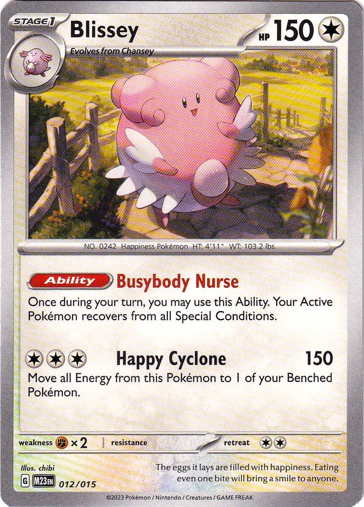 Blissey (012/015) [McDonald's Promos: 2023 Collection] | North Game Den