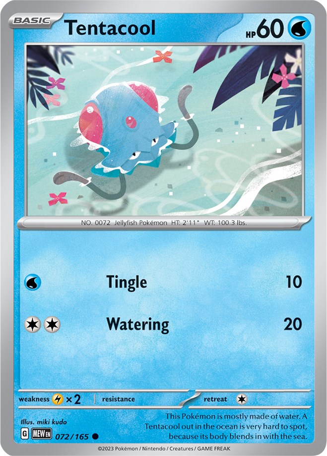 Tentacool (072/165) [Scarlet & Violet: 151] | North Game Den