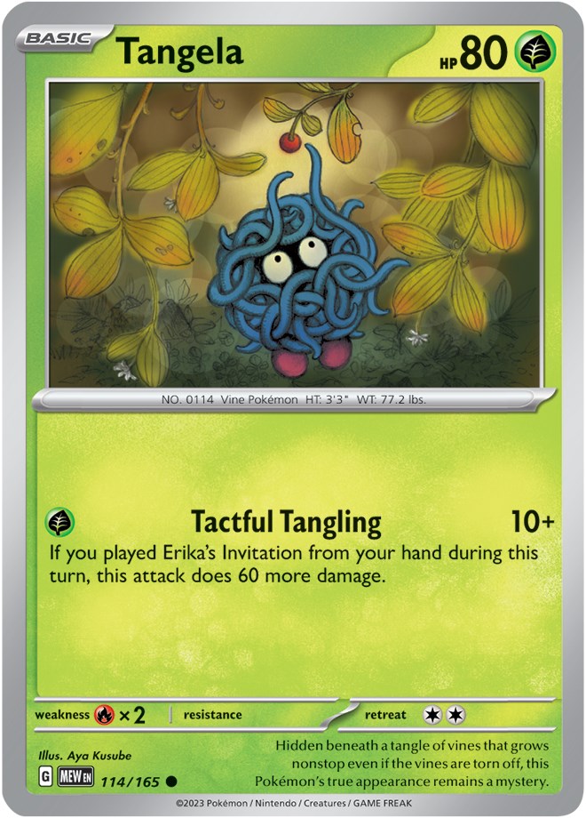 Tangela (114/165) [Scarlet & Violet: 151] | North Game Den