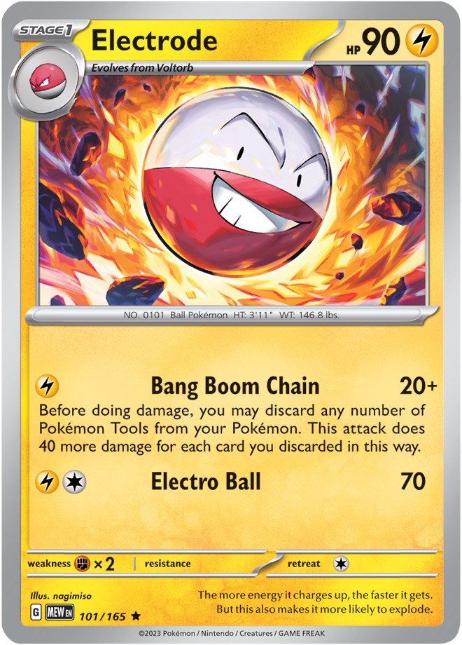 Electrode (101/165) [Scarlet & Violet: 151] | North Game Den