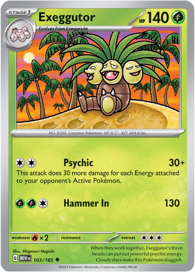 Exeggutor (103/165) [Scarlet & Violet: 151] | North Game Den