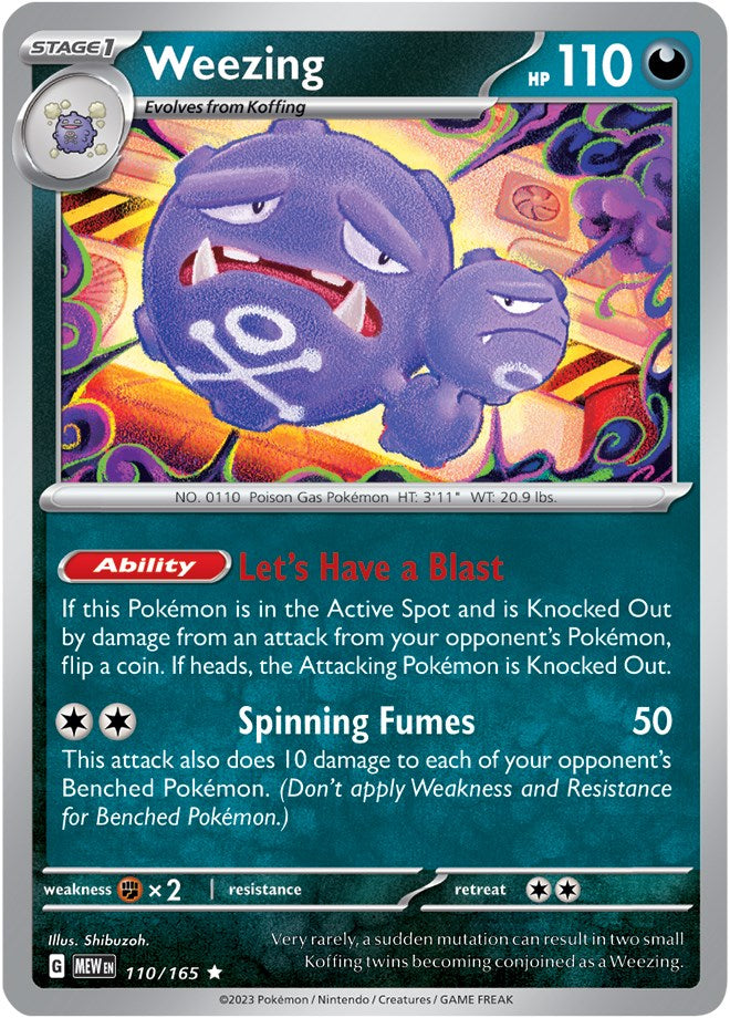 Weezing (110/165) [Scarlet & Violet: 151] | North Game Den