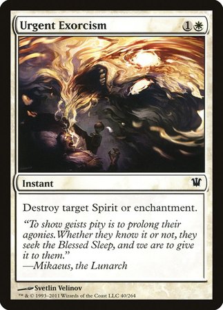 Urgent Exorcism [Innistrad] | North Game Den