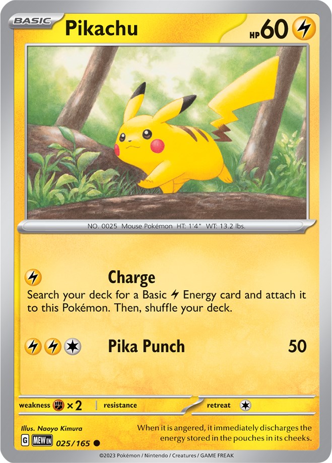 Pikachu (025/165) [Scarlet & Violet: 151] | North Game Den